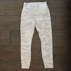 Lululemon Athletica White Camouflage Leggings